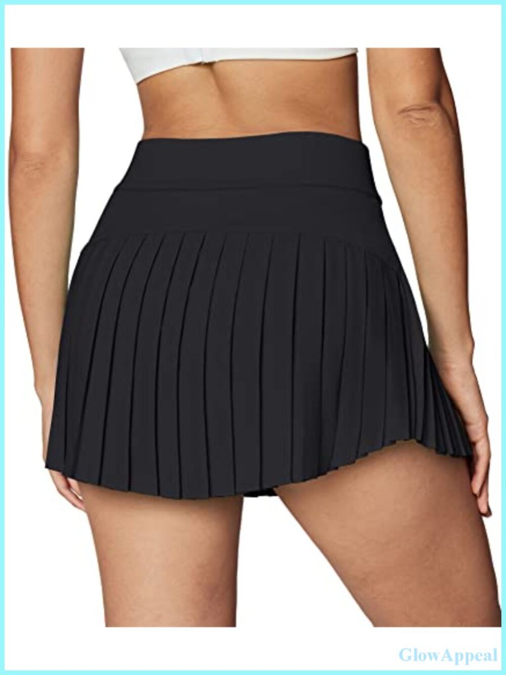 Pleated Tennis Skirt with Built-in Shorts High Waist Skort with Pockets for Golf